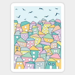 Rootless City in the Daytime -2 Sticker